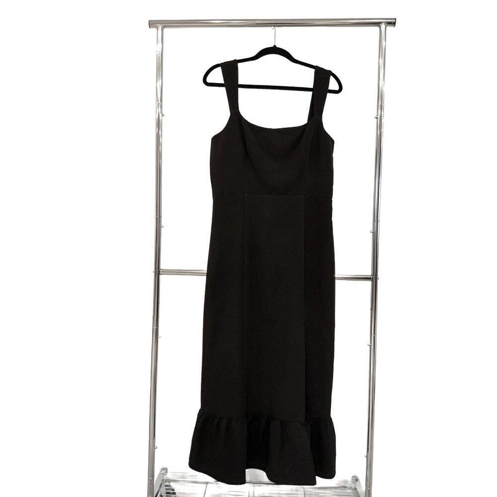 Elegant Black Midi Dress by Laundry by Shelli Segal